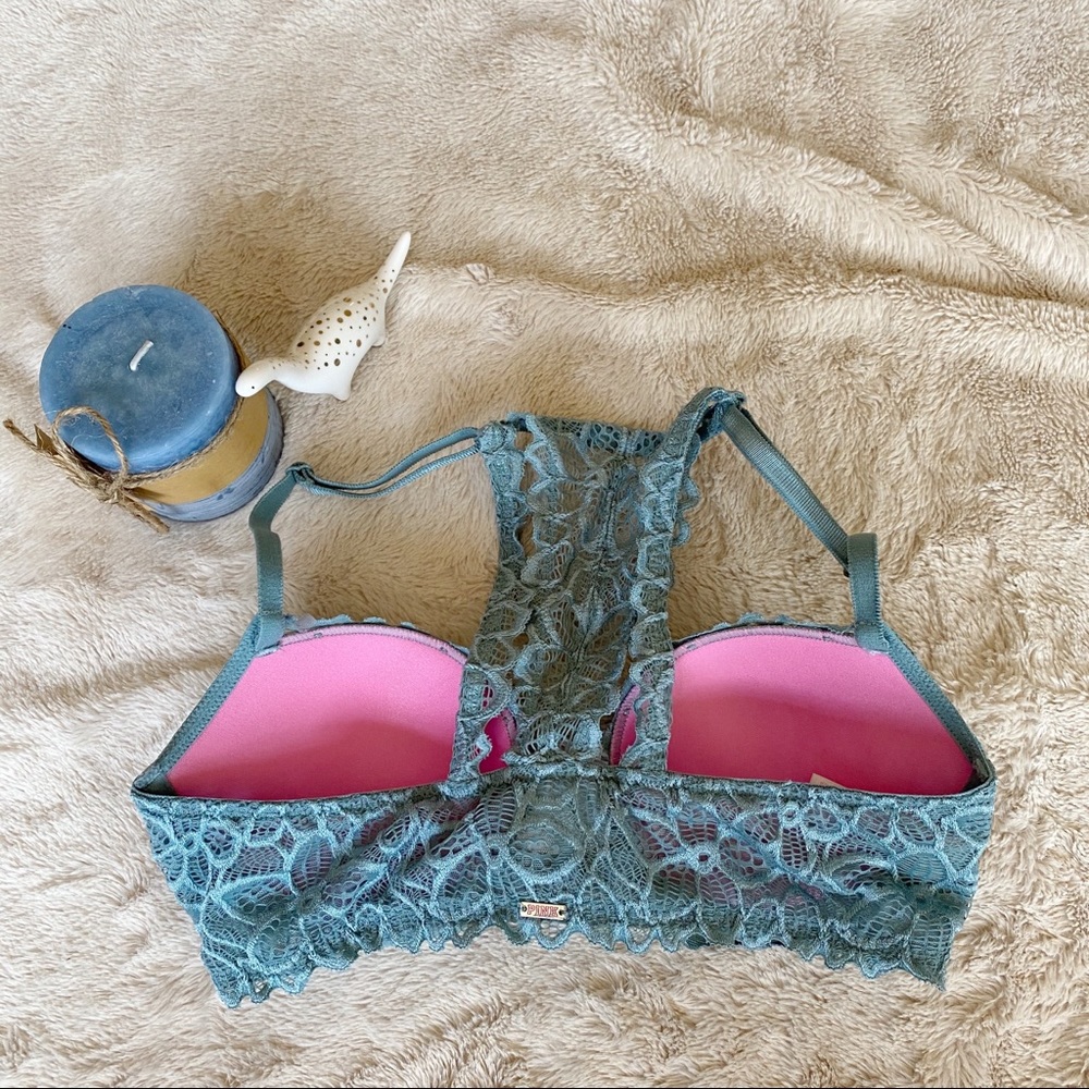 Lace Racerback Bra Victoria Secret PINK - Picture 3 of 4
